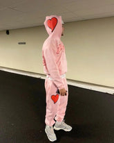 Hearujoy  Harajuku Retro Goth Clothes for Women Pink Oversized Hoodie Hip Hop Gothic Print Hoodie Ladies Casual Y2k Tops Kawaii Clothes